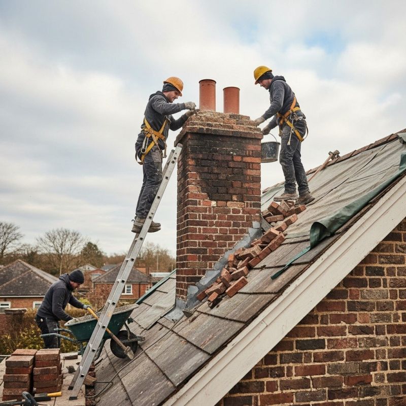 Brick Chimney Repair detail