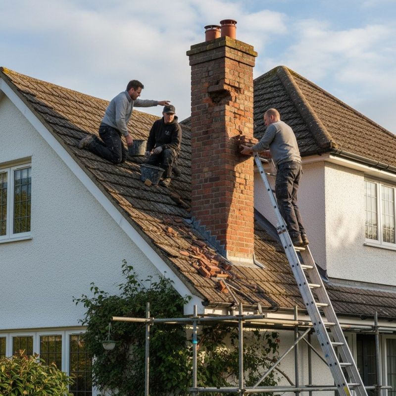 Brick Chimney Repair detail